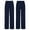 Blue, variant on Doomiva Boy's Elastic Waistband School Uniform Dress Pants Work Wear Relaxed Fit Pants Grey 8