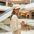 thumbnail image 4 of Women's Cute Cat Ear Newsboy Cap for Casual Wear, 4 of 6