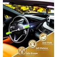 thumbnail image 2 of Steering Wheel Lock,  Lock Anti  Keyless Extendable Retractable Password 5 Coded Combination Lock, Heavy Duty Universal Fit (Green), 2 of 6