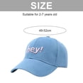thumbnail image 2 of Gorra de béisbol ajustable de 49 a 52 cm para primavera y verano, para niños y niñas, con protección solar, color azul real, 2 of 5