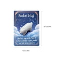 thumbnail image 3 of 2PCS Animal Pocket Hug Gifts, Mini Animal Hug Token, Cute Pocket Hug Greeting Cards, Encouragement Gift for Birthday, Anniversary, Holiday, 3 of 6