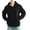 Black, variant on skpabo Heated Clothing for Men Zip Up Hoodies Winter Warm Heated Coat Jackets USB Charging Electric Heated Body Warmer with 4 Heating Area for Outdoor (No Battery)