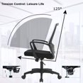 thumbnail image 3 of Office Chair Ergonomic Computer Chair Mesh Desk Chair Swivel Chairs, 3 of 7