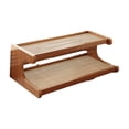 thumbnail image 2 of Estante de almacenamiento de tazas de café estante decorativo de decoración del hogar para encimera para la mesa de comedor de la mesa del gabinete de 2 nivel 50 cm, 2 of 8