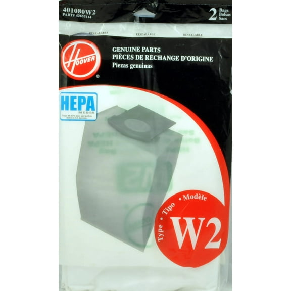 Hoover WindTunnel W2 Vacuum Cleaner Bags 39-2454-03
