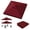 Burgundy, variant on LUVCMFT 9.83'x9.83' Gazebo Canopy Top Replacement, 2 Tier Garden Yard Patio UV Sunshade Cover with Air Vent, Burgundy