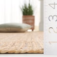 thumbnail image 4 of Safavieh Natural Fiber Dallas Striped Area Rug, Natural/Gray, 6' x 6' Round, 4 of 9