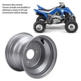 thumbnail image 3 of 18X9.50 8 ATV Wheel Rim Aluminum Alloy High Strength 8 Inch Wheel Rim Hub Go Karts Carts Silver, 3 of 7