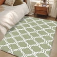 thumbnail image 4 of Sage Green Morocco Area Rugs 3'x5', Washable Small Throw Rugs for Living Room Bedroom, Geometric Moroccan Abstract Art Indoor Outdoor Rug Non-Slip Low Pile Carpet Runner Reversible Floor Mats, 4 of 8