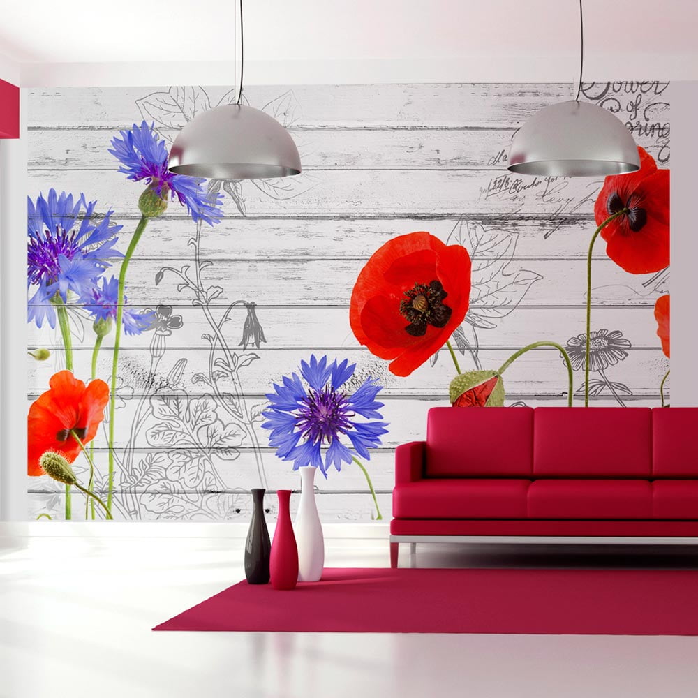 Wall mural Wildflowers