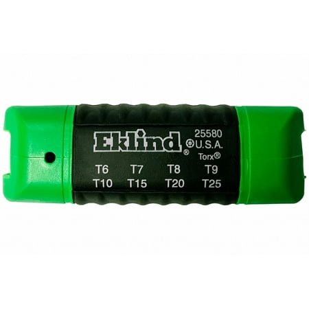 UPC: 0037516255808 | Eklind Torx Key Folding Set Security 8 Pieces 25580