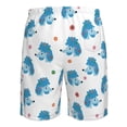 thumbnail image 6 of Kdxio Cartoon Poodle Dog Pattern Mens Casual Shorts - Drawstring Summer Beach Sports Shorts for Men, 6 of 9