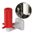 thumbnail image 3 of Portarrollos de papel higiénico autoadhesivo para cocina y baño, organizador vertical de pared Blanco + rojo, 3 of 9