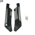 thumbnail image 1 of HEVIRGO 2Pcs Universal Car Rear Bumper Lip Spoiler Diffuser Splitter Scratch Protector, 1 of 10
