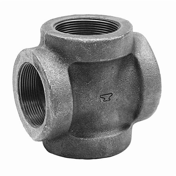 Anvil Cross Cross, 1" Pipe, FNPT, Cast Iron, Class 125 0300109006