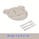 thumbnail image 1 of Make Mealtime Fun and Safe with Our Children's Dinner Plate Set - Wheat Grass Baby Dinner Plate, Lightweight and Divided for Kindergarten Baby Food Supplement. Dishwasher Safe, Non-Toxic and BPA Free, 1 of 5