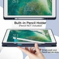 thumbnail image 4 of JETech Case for iPad Pro 12.9 Inch (2015/2017 Model, 1st/2nd Generation) with Pencil Holder, Slim Tablet Cover with Soft TPU Back, Auto Wake/Sleep (Navy), 4 of 8