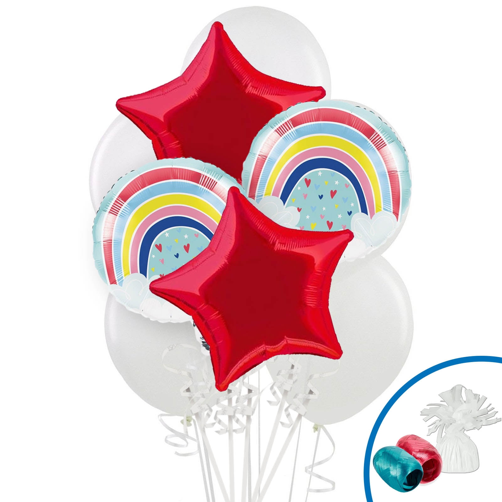 Over The Rainbow Balloon Bouquet