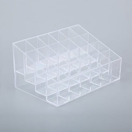 Transparent Multifunctional Lipstick Stand Case Makeup Tools Organizer