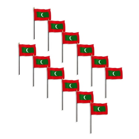 Maldives flag 4 x 6 inch - 12 PK