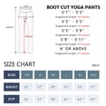 thumbnail image 5 of BUBBLELIME 29""/31""/33""/35"" 4 estilos Pantalones de yoga con piernas rectas para mujer Control de barriga - Pierna recta_Olivegray L_35"" Entrepierna, 5 of 5