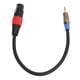 thumbnail image 3 of Cable TRS Macho A XLR Hembra ANGGREK Carcasa De Metal Salida Doble Mono XLR A Micrófono Estéreo 3,5 Mm 1,0 Pies, 3 of 8