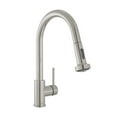 thumbnail image 2 of Nouvet Single Handle, Pull-Down Kitchen Faucet in Brushed Nickel, 2 of 10