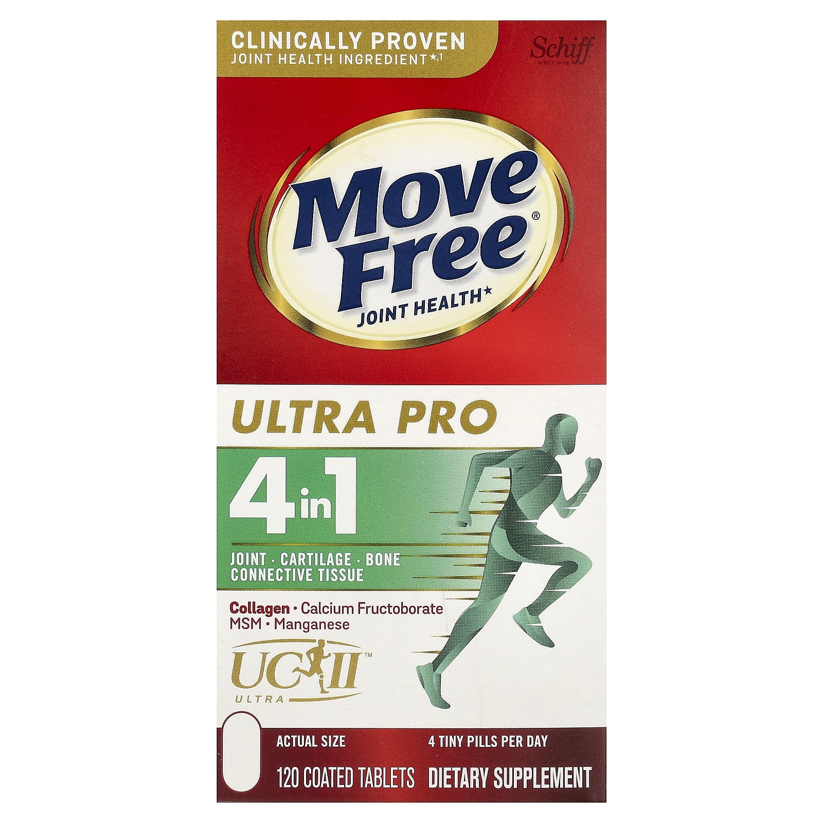 Schiff Move Free® Joint Health, Ultra Pro, 120 Coated Tablets