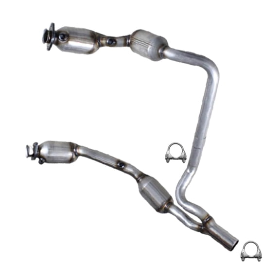 Northeastern Exhaust Front Catalytic Converter Fits 2007-2009 Jeep Wrangler 3.8L - Direct Fit EPA-Approved | Stainless Steel