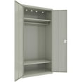 thumbnail image 4 of Hirsh Metal Wardrobe Cabinet 18in D x 36in W x 72in H Light Gray, 4 of 7