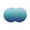 Blue, variant on Teal Blue Ombre Round 13 Inch Placemats Set of 2, Modern Abstract Art Gradient Aesthetics HeatResistant Non Slip Place Mats for Dining Table, Wipeable Braided Kitchen Table Mats for Housewarming