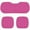 Pink, variant on Kieccall 3 Pcs Car Seat Cover Full Set Car Front Seat Covers And Rear Benches Cover Originals Winter Plush And Warm For Automotive Suv Truck And Van Full Size Winter Set
