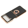 thumbnail image 3 of Cellphone Case, Smartphone Protective Case Scratch Resistant TPU 360 Degree Rotation Electroplating Process Elegant Design  For Office For Women Black, 3 of 8
