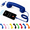 Blue, variant on Retro Phone Handset for iPhone iPhone & Android with Type-C,Classic Telephone Receiver,Stylish Wired Headset,Clear Audio Plug & Play for Calls & Video Chats,Gift for All or Festival