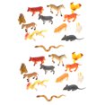 thumbnail image 3 of 2 conjuntos de modelos de animales zodiacos simulación animales adornos juguetes educativos para niños, 3 of 5