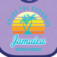 thumbnail image 4 of Inktastic Enjoy the Sunshine Jamaica Summer Paradise Boys or Girls Baby Bib, 4 of 4