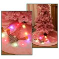 thumbnail image 1 of Falda de árbol de Navidad Bling Bling Rudolph rosa, 1 of 12