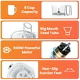 thumbnail image 4 of VAVSEA 8 Cup Food Processor and Vegetable Chopper for Dicing, Slicing, Shredding, and Mincing, New Food Chopper for Vegetables, Meat, Grains, Nuts, 4 of 8