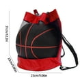 thumbnail image 3 of cpengpj Basketball Bag Basketball Backpack, Single Ball Mesh Storage Crossbody Sling Sackpack for Volleyball Soccer Rugby Football Equipment, for Gym Pool Beach and Travel Essentials, 3 of 7