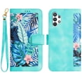 thumbnail image 1 of Compatible with Samsung Galaxy A13 4G Vintage Flower Wallet Case Magnetic Closure Cover with Card Slots, 1 of 5