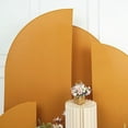 thumbnail image 5 of BalsaCircle 4 Gold Fitted Spandex Matter Half Moon Wedding Arch Backdrop Stand Covers Set Party Events Decorations, 5 of 8