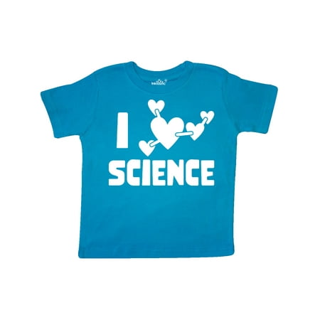 

Inktastic I Love Science Heart Molecules Gift Toddler Boy or Toddler Girl T-Shirt
