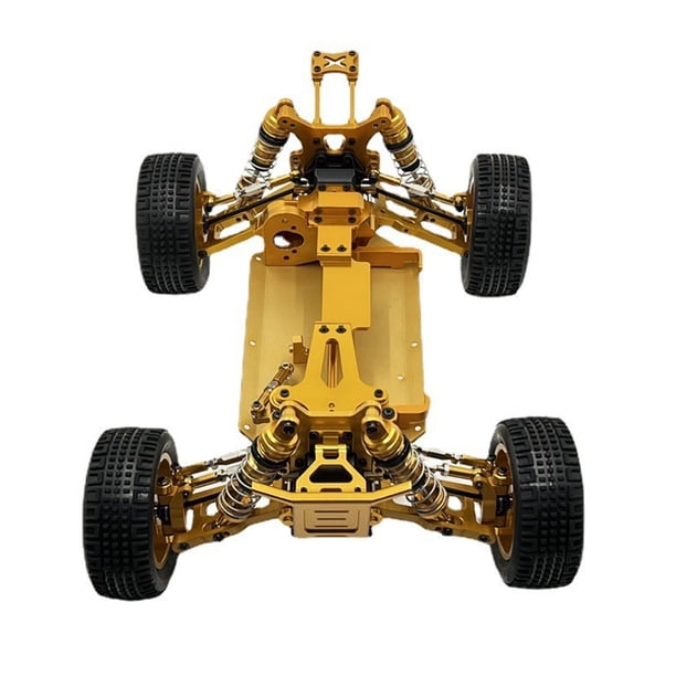Bewildely 1/14 coche de Control remoto Marco de Metal modificado diferenciales mejorados pieza de repuesto montar accesorios de conjunto de automóviles Kits de construcción modelo Oro Bewildely FN010379-01