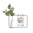 thumbnail image 1 of Germary Symbole National Repère Verre Transparent Suspendu Vases Décoration Bouteille, 1 of 2