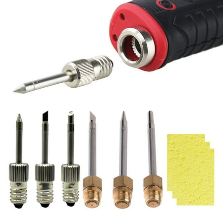 

BAMILL 6pcs E10/510 Interface Soldering Iron Tips Welding Tips USB Soldering Tip B C K