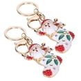 thumbnail image 4 of Decorative Hanging Ornaments2Pcs Santa Keychain Pendant Cute Keychain Pendant Santa Keychain Pendant Convenient Use, 4 of 5