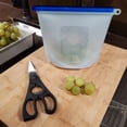 thumbnail image 6 of 7Penn Silicone Food Storage Bag 1000mL - 1pk Blue 8 x 6.25in Reusable Food Bags, 6 of 7