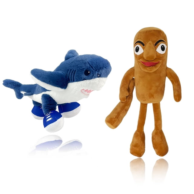 FRSHALOUIS Peluches Italian Brainrot Tung Tung Tung Sahur 2 Piezas Muñeco Tralalero Tralala, El Mejor Regalo para Niños en Navidad