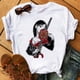 thumbnail image 3 of Ropa Kawaii de princesa de Disney para mujer, camisetas de verano para mujer, camisetas gráficas de dibujos animados Harajuku para chica, camiseta bonita, blusas para mujer, 3 of 5
