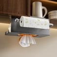 thumbnail image 6 of Wall Mounted Tissue Holder and Face Towel Storage Box for Bathroom – Under Mirror Cabinet Stainless Steel Dispenser, No Drilling, Space Saving Toilet Paper and Hand Towel Organizer, 6 of 6